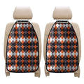 Halloween Themed Argyle Pattern Print Car Seat Organizers