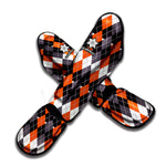 Halloween Themed Argyle Pattern Print Muay Thai Shin Guard