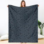 Halloween Vampire Bat Pattern Print Blanket