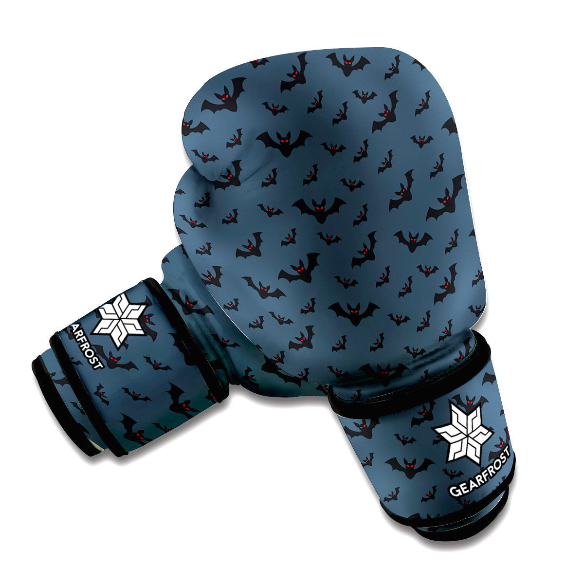 Halloween Vampire Bat Pattern Print Boxing Gloves