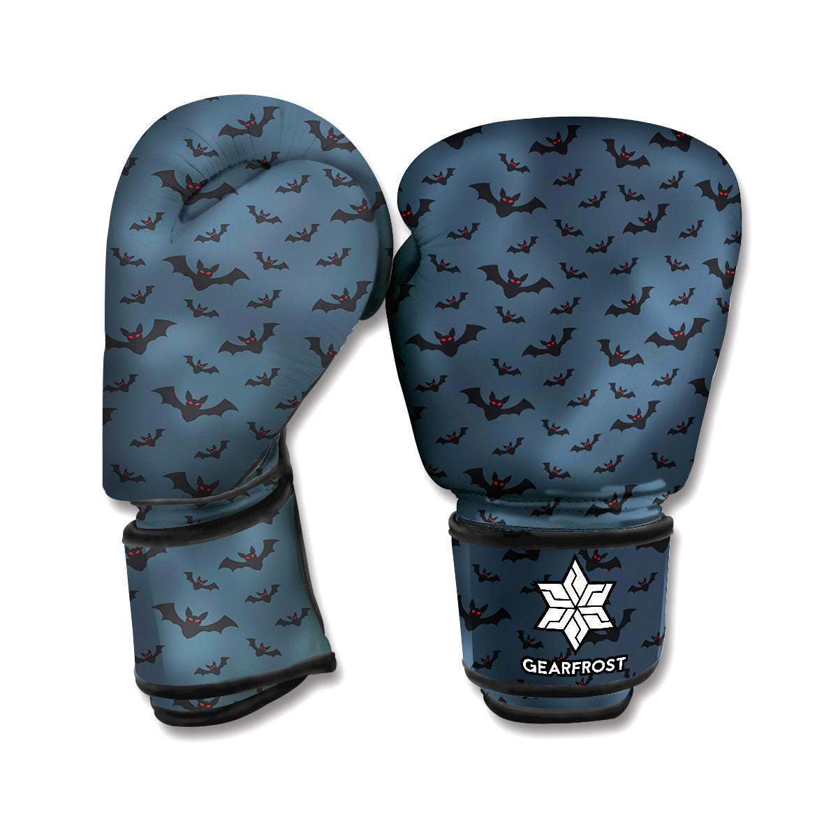 Halloween Vampire Bat Pattern Print Boxing Gloves