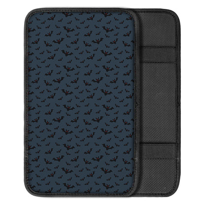 Halloween Vampire Bat Pattern Print Car Center Console Cover