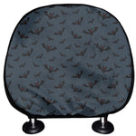 Halloween Vampire Bat Pattern Print Car Headrest Covers