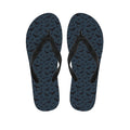 Halloween Vampire Bat Pattern Print Flip Flops