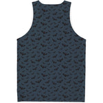 Halloween Vampire Bat Pattern Print Men's Tank Top
