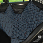 Halloween Vampire Bat Pattern Print Pet Car Back Seat Cover