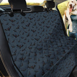 Halloween Vampire Bat Pattern Print Pet Car Back Seat Cover