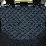 Halloween Vampire Bat Pattern Print Pet Car Back Seat Cover