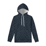Halloween Vampire Bat Pattern Print Pullover Hoodie