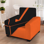 Halloween Vampire Coffin Print Armchair Slipcover