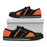 Halloween Vampire Coffin Print Black Low Top Shoes 