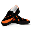 Halloween Vampire Coffin Print Black Slip On Sneakers