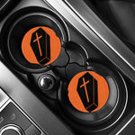 Halloween Vampire Coffin Print Car Coasters