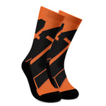 Halloween Vampire Coffin Print Crew Socks