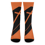 Halloween Vampire Coffin Print Crew Socks