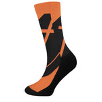 Halloween Vampire Coffin Print Crew Socks