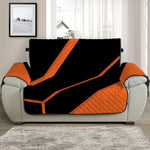 Halloween Vampire Coffin Print Half Sofa Protector