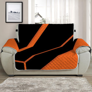 Halloween Vampire Coffin Print Half Sofa Protector