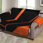 Halloween Vampire Coffin Print Loveseat Protector