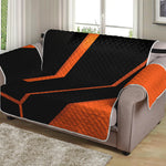 Halloween Vampire Coffin Print Loveseat Protector