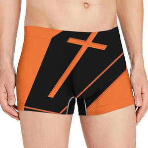 Halloween Vampire Coffin Print Men's Boxer Briefs