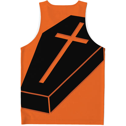 Halloween Vampire Coffin Print Men's Tank Top
