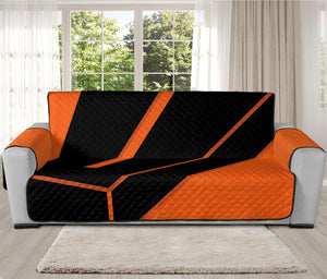 Halloween Vampire Coffin Print Oversized Sofa Protector