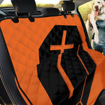 Halloween Vampire Coffin Print Pet Car Back Seat Cover