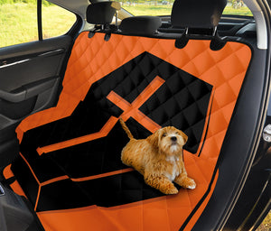 Halloween Vampire Coffin Print Pet Car Back Seat Cover