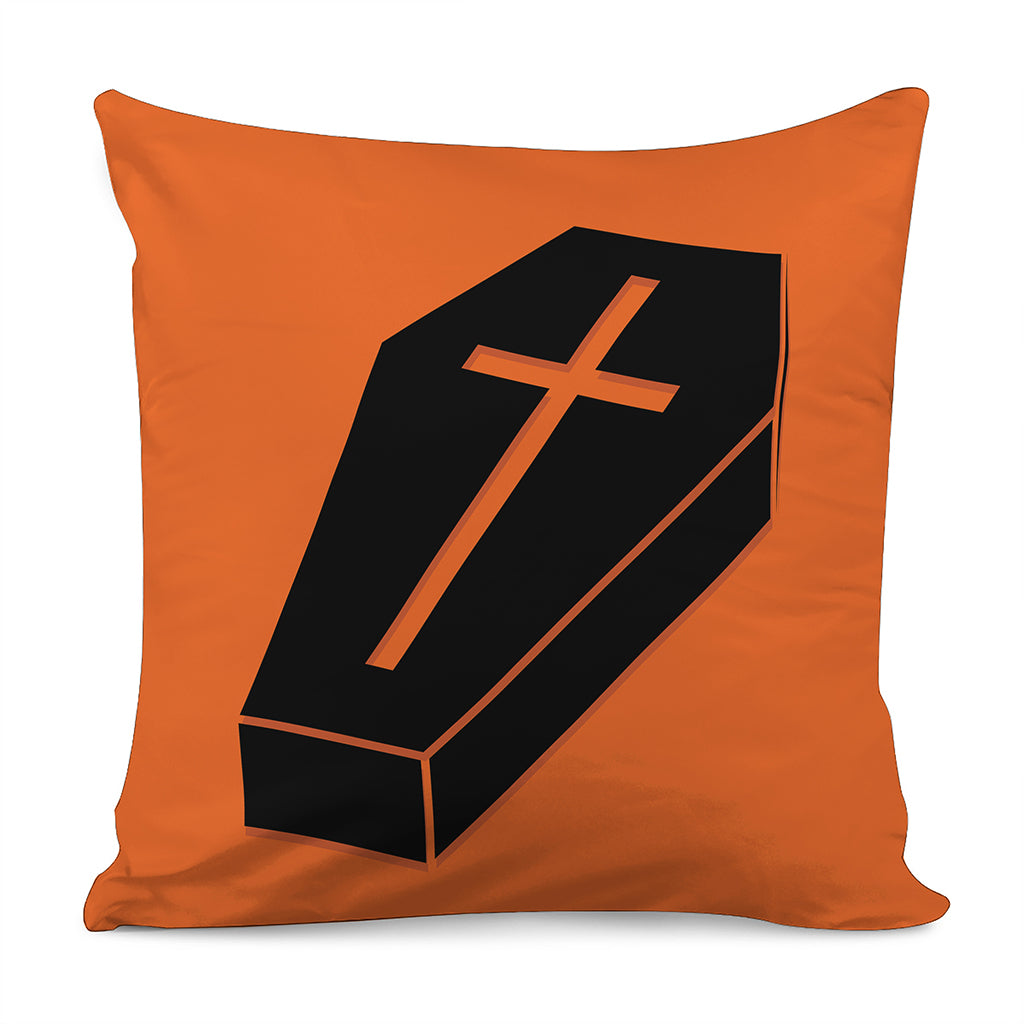 Halloween Vampire Coffin Print Pillow Cover