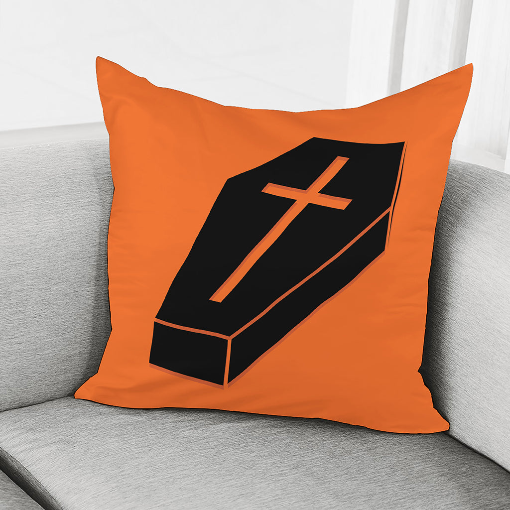 Halloween Vampire Coffin Print Pillow Cover