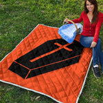 Halloween Vampire Coffin Print Quilt