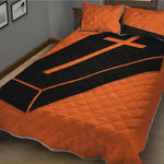 Halloween Vampire Coffin Print Quilt Bed Set