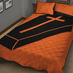 Halloween Vampire Coffin Print Quilt Bed Set