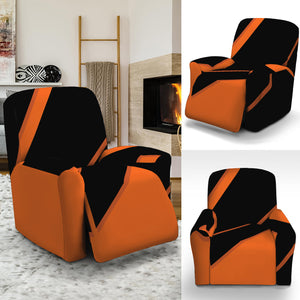 Halloween Vampire Coffin Print Recliner Slipcover