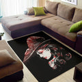 Halloween Vampire Girl Print Floor Mat