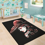Halloween Vampire Girl Print Area Rug