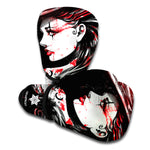Halloween Vampire Girl Print Boxing Gloves