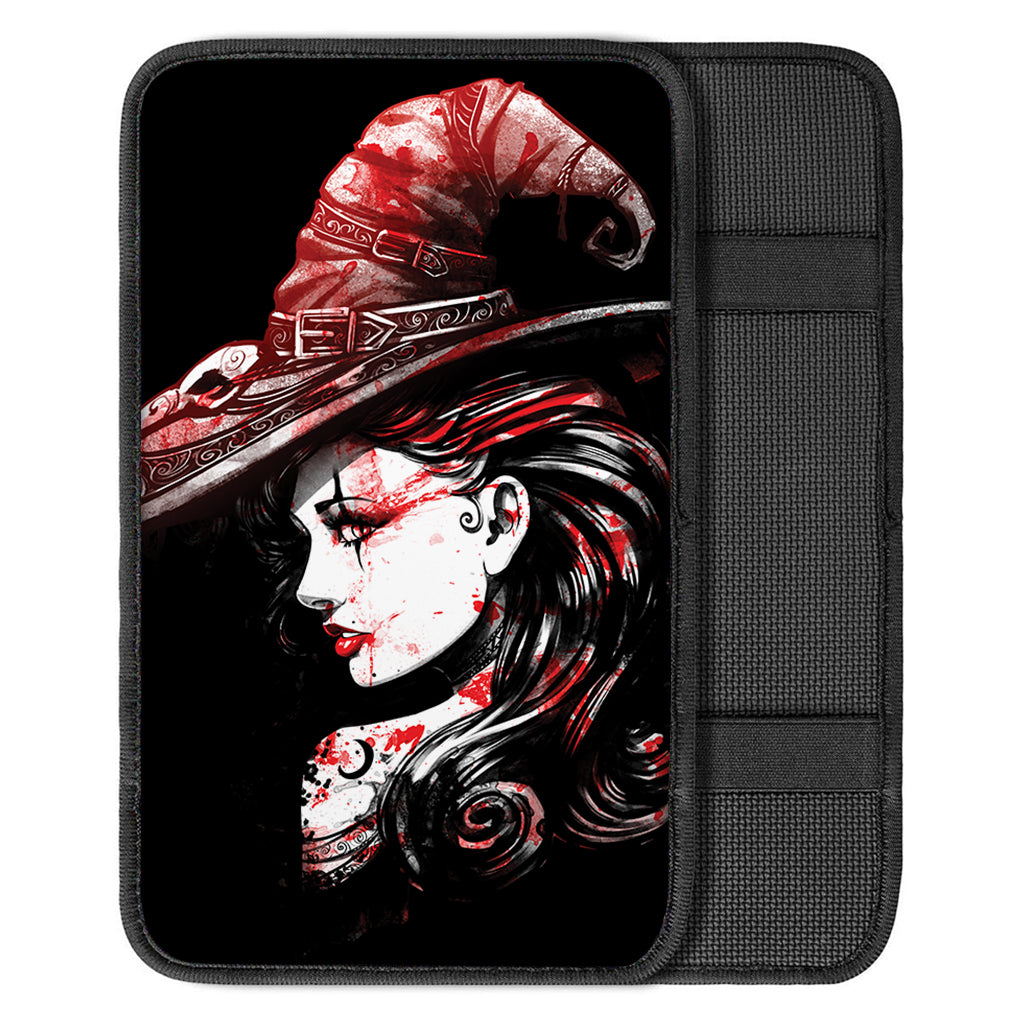 Halloween Vampire Girl Print Car Center Console Cover
