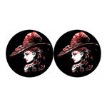 Halloween Vampire Girl Print Car Coasters