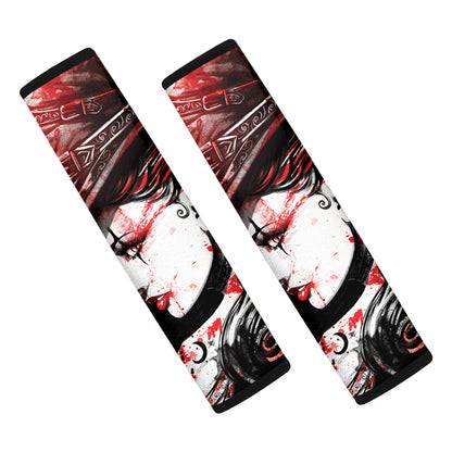 Halloween Vampire Girl Print Car Seat Belt Covers