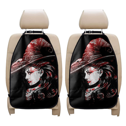 Halloween Vampire Girl Print Car Seat Organizers