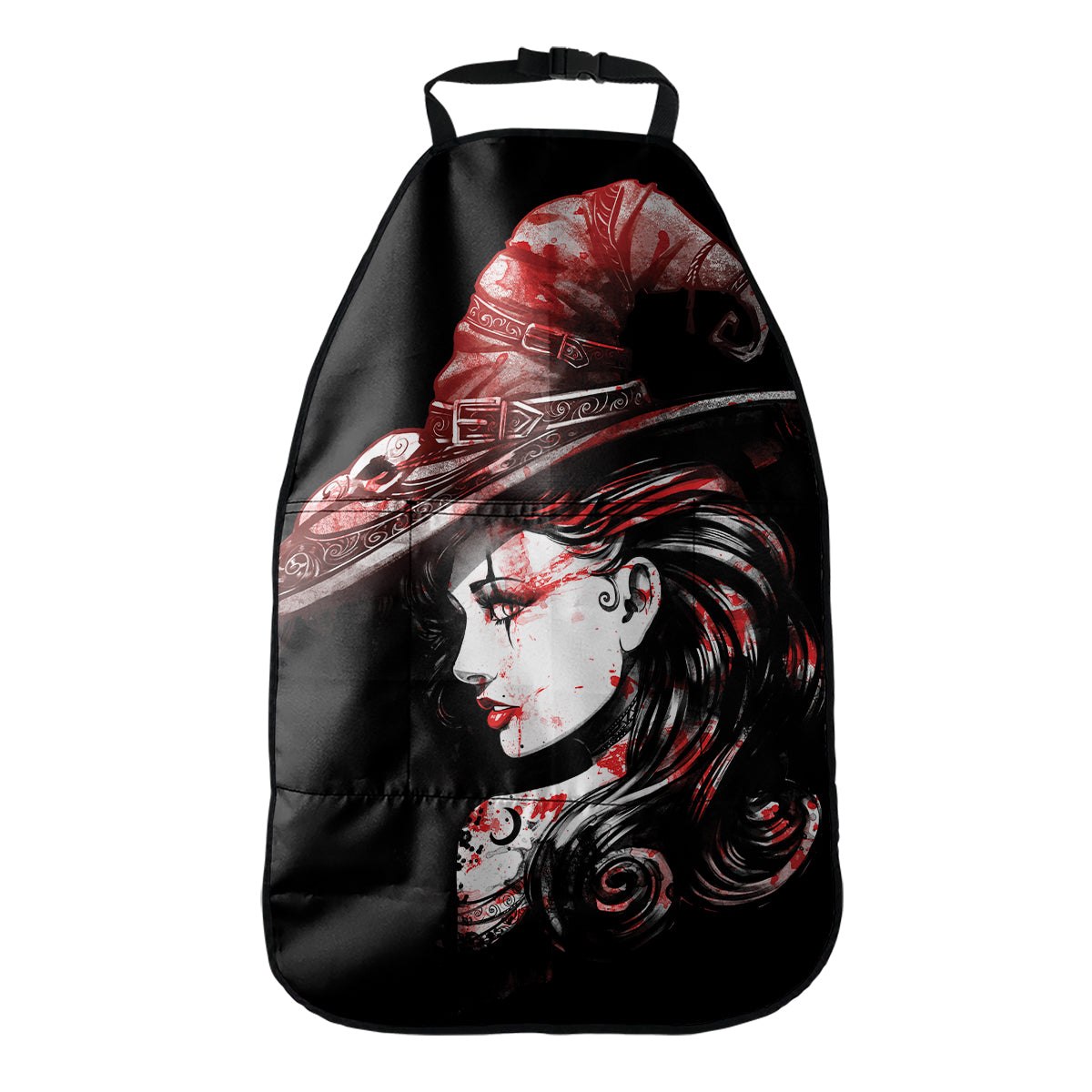 Halloween Vampire Girl Print Car Seat Organizers