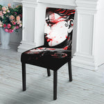 Halloween Vampire Girl Print Dining Chair Slipcover