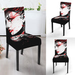 Halloween Vampire Girl Print Dining Chair Slipcover
