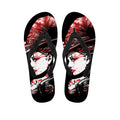 Halloween Vampire Girl Print Flip Flops