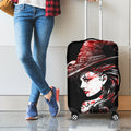 Halloween Vampire Girl Print Luggage Cover