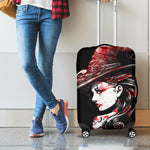 Halloween Vampire Girl Print Luggage Cover