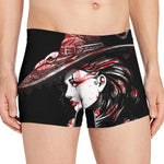 Halloween Vampire Girl Print Men's Boxer Briefs
