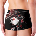 Halloween Vampire Girl Print Men's Boxer Briefs